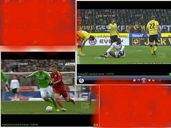 2 Fuballspiele gleichzeitig gucken, im Internet die Bundesliga Fuballspiele sehen